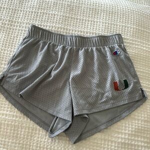 Champion University of Miami mesh shorts size S